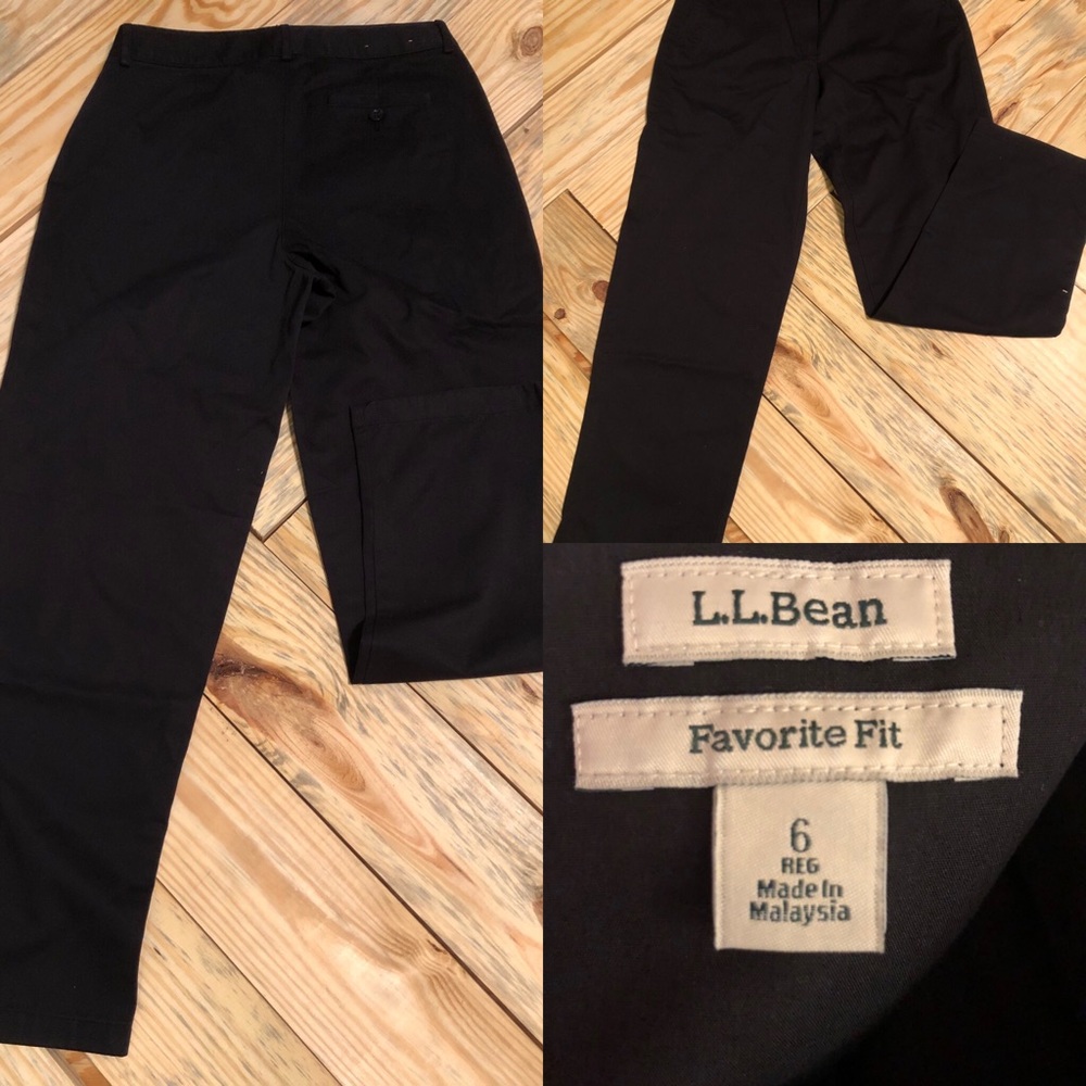 LLBean Bayside Pants, Favorite Fit [size 6] (new)